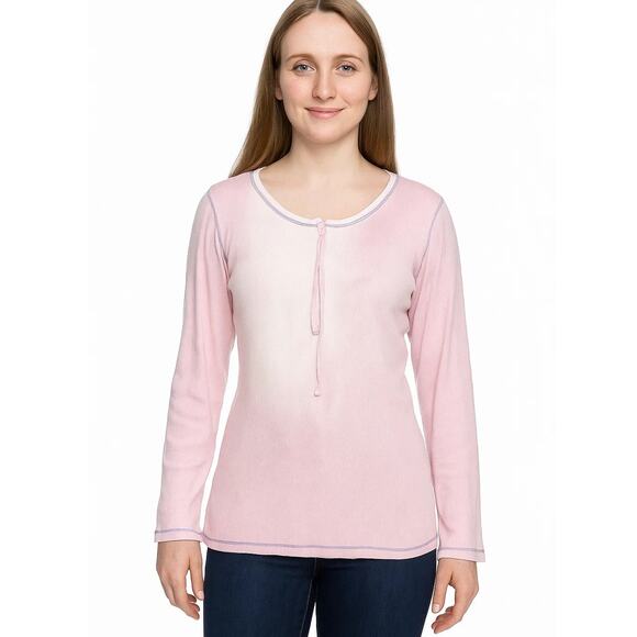 Liz Claiborne Tops - Liz Claiborne Lizwear Pink Long Sleeve Blouse - Medium